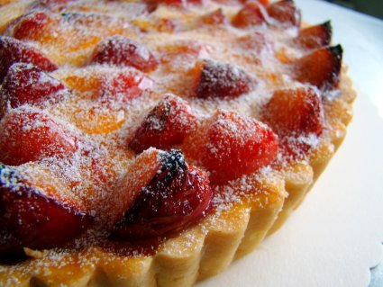 Plum Cheese Tart