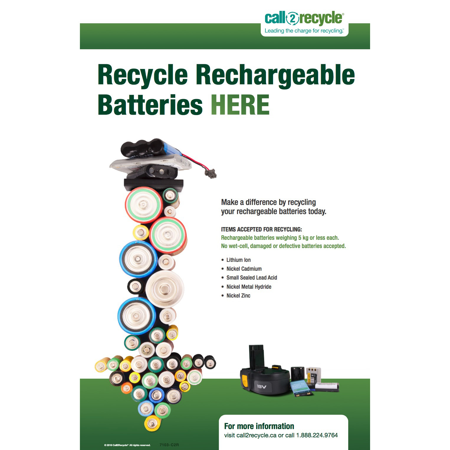 Posters Call2Recycle® Canada