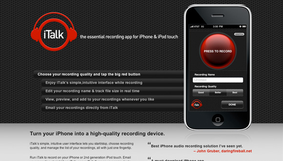 Screenshot of italksync.com