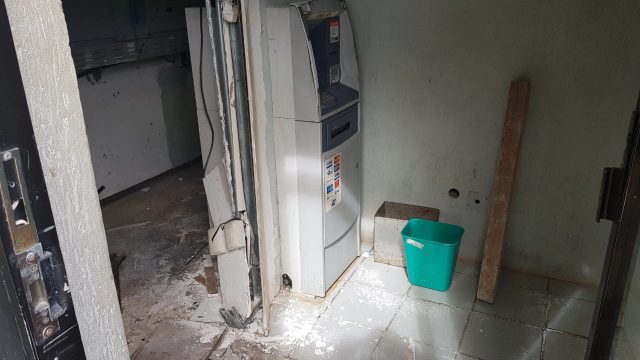 El día del robo el cajero se llevó al predio de Palmas donde se abrió y se sacó el dinero que tenía dentro.