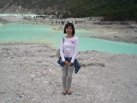 Astrid_kawah_putih
