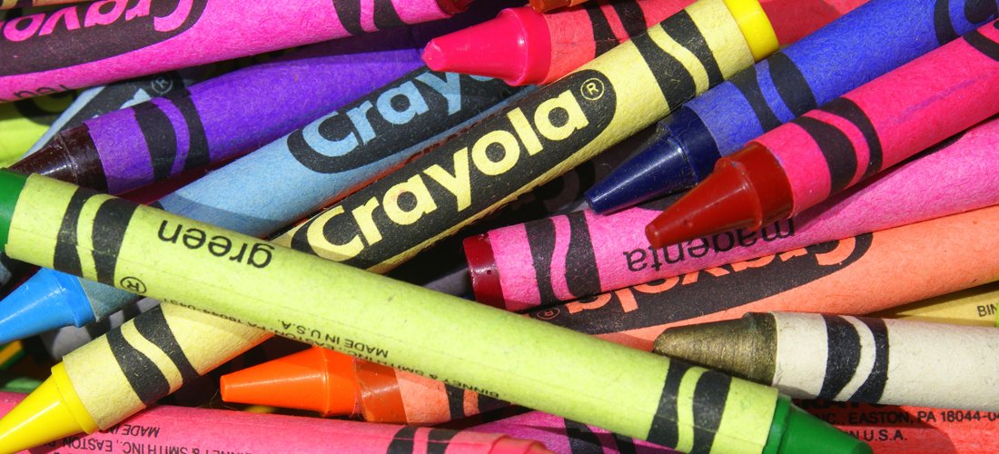 Crayons by margie huckabay