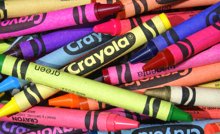Crayons by margie huckabay