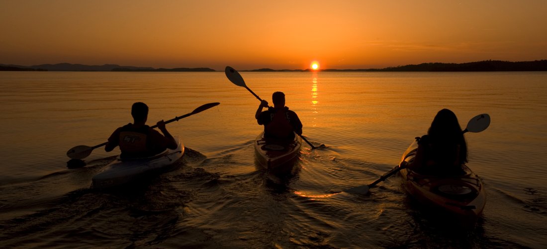 Kayaking Lake Ouachita by Chuck Haralson