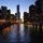 The city at night by Eric Jacobson