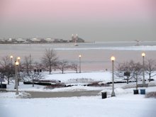 Winter Afternoon by the Lake by Pamela Carreira
