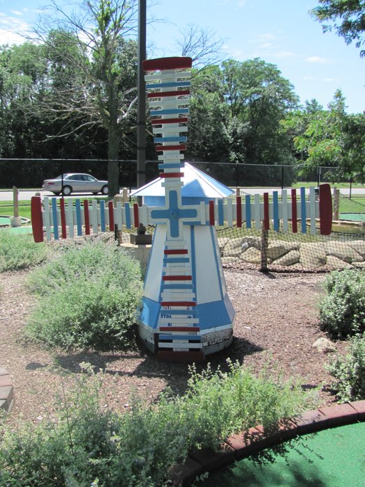 The Red,White & Blue Windmill by dana mammoser