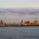 City at dawn