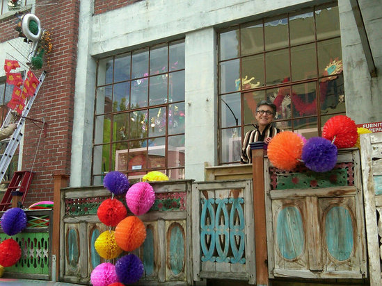 Patty stands out front of Cargo