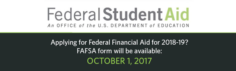 FAFSA form available October 1