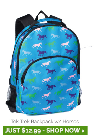 Tek Trek Backpack With Horses