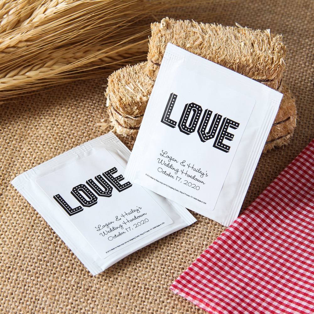 Personalized Wedding Tea Bag Favors
