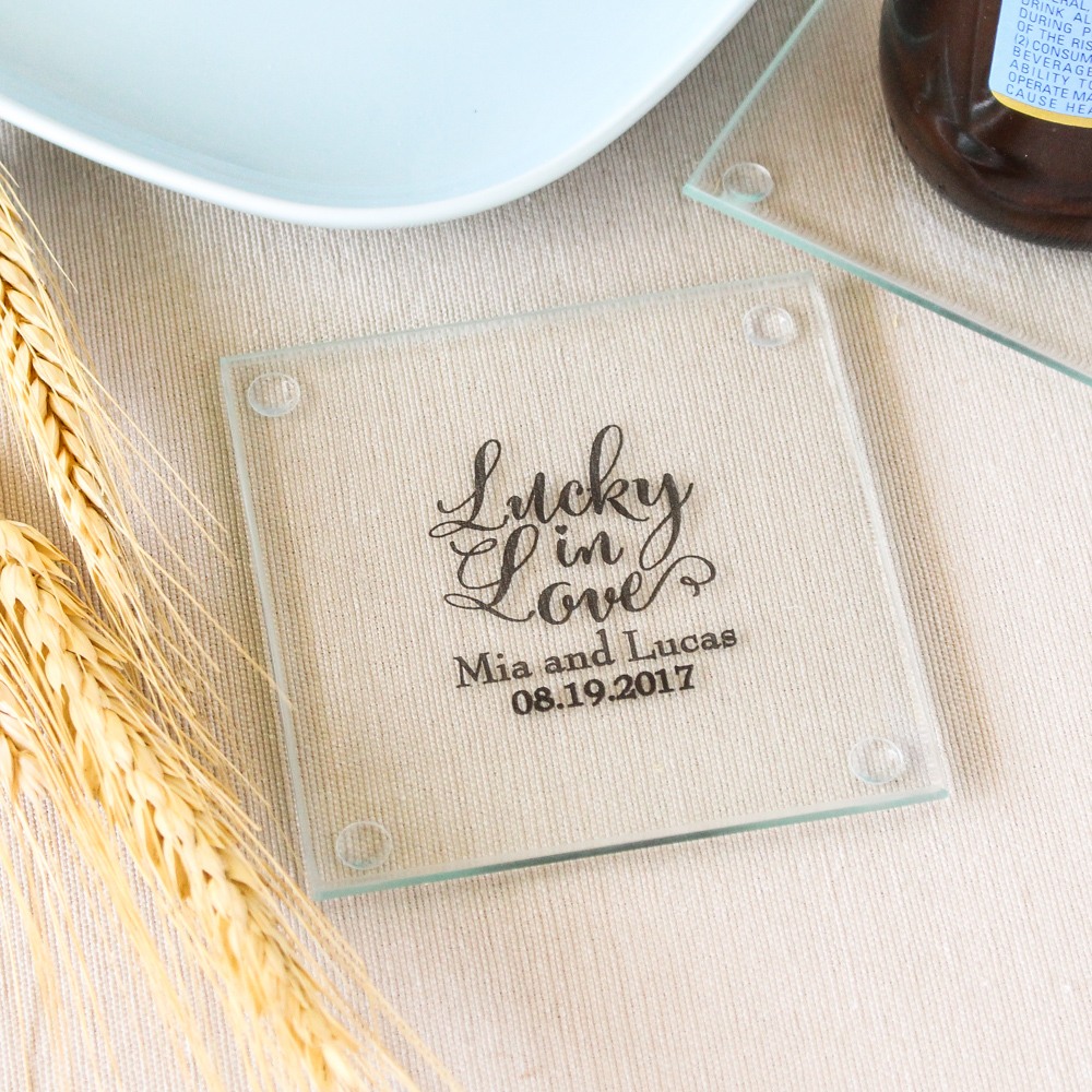 Personalized Glass Coasters