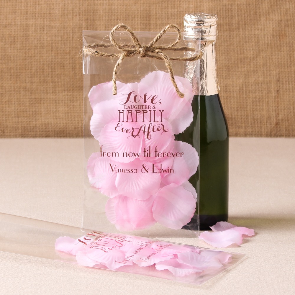 Personalized Wedding Cellophane Bags