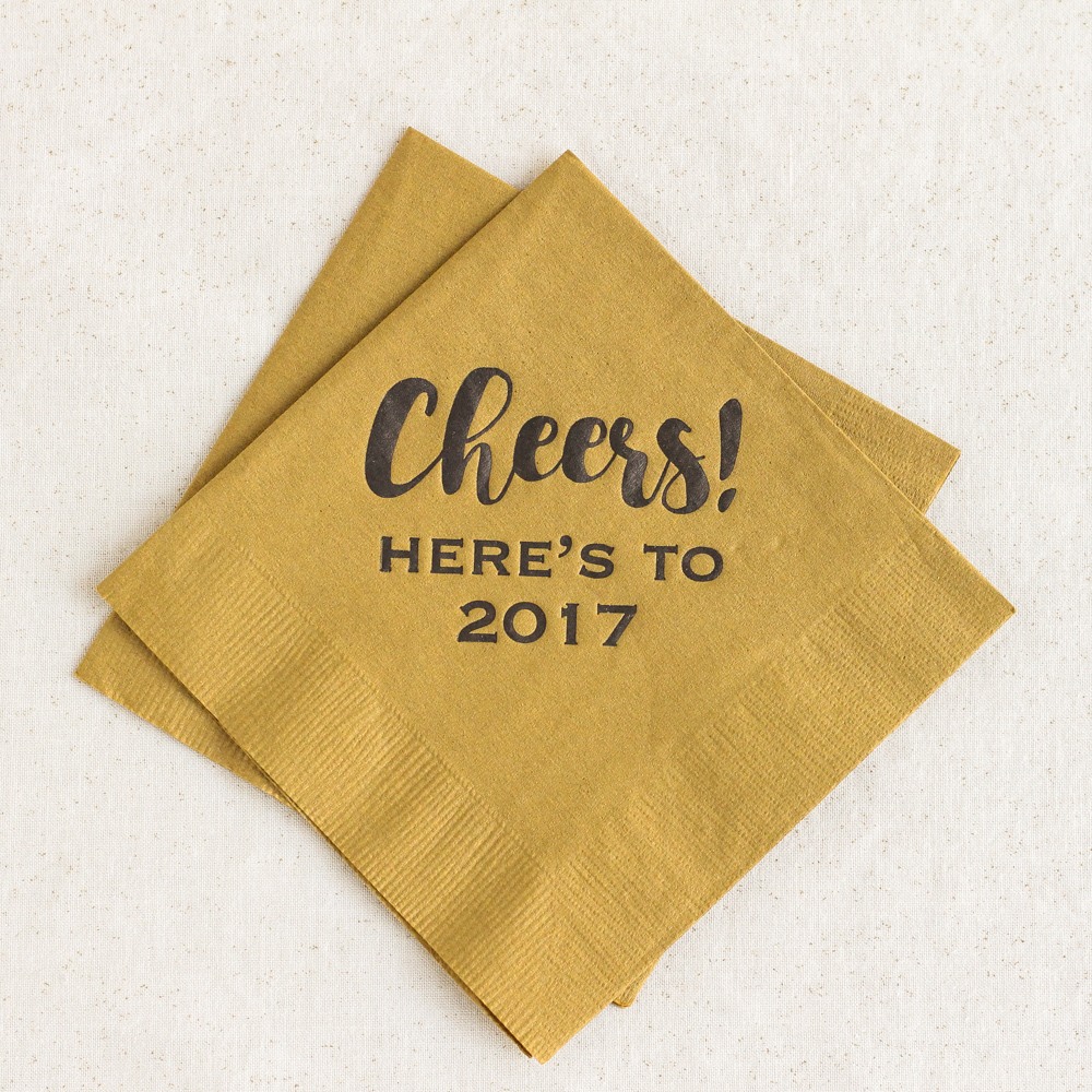 Personalized Paper Napkins, Paper Holiday Napkins, Paper Napkins