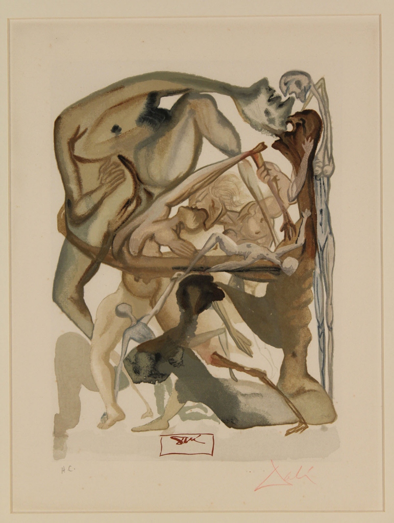 Картины Сальвадора Дали Мастурбатор