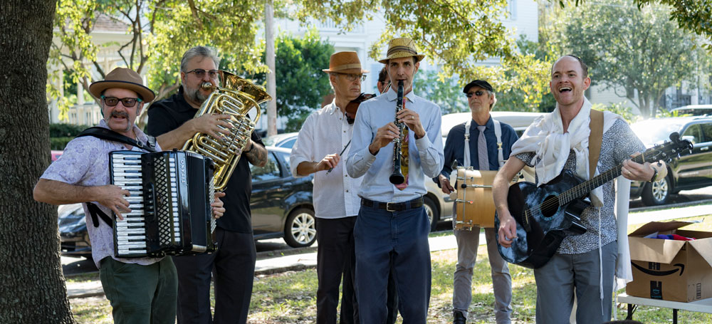 Cantor Margolius with the Panorama Jazz Band