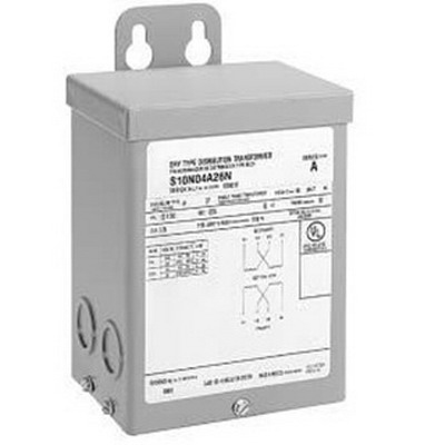 Eaton \/ Cutler Hammer S10N06P76P Buck-Boost Transformer 120\/240 Volt Primary, 16\/32 Volt Secondary, 0.75 KVA, 1 Phase,