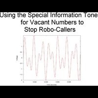 USING THE SPECIAL INFORMATION TONE FOR DISCONNECTED NUMBERS