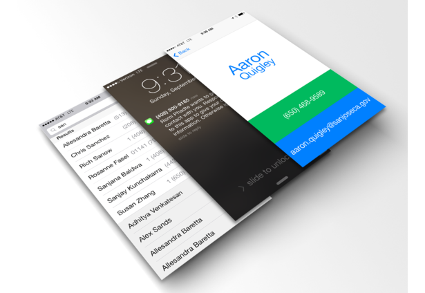 cloud contacts screenshot