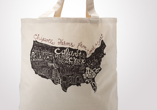 Chipotle Farms Across America Large Market Tote