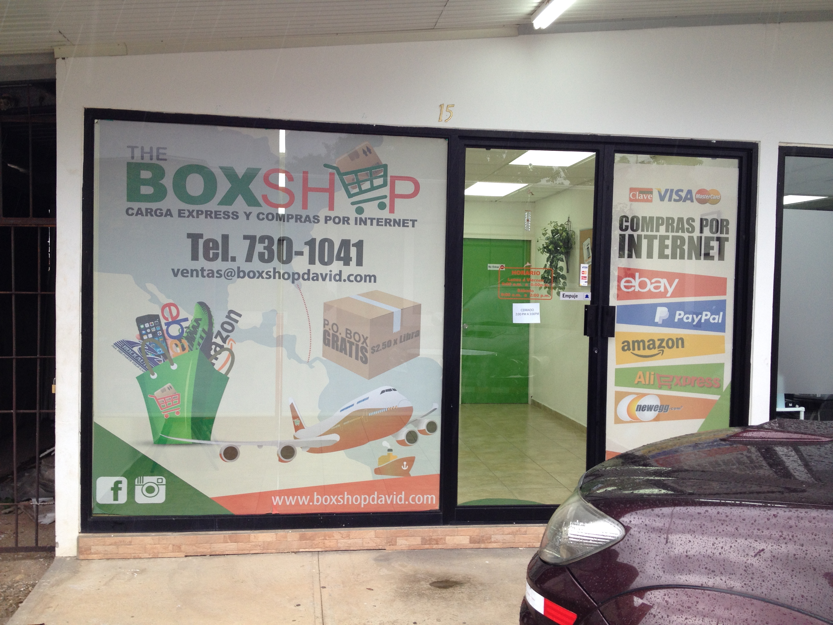 The Box Shop in David Package Forwarding Service Business