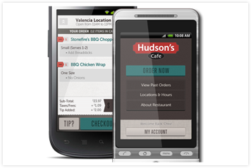 Ordering on the Android Restaurant App