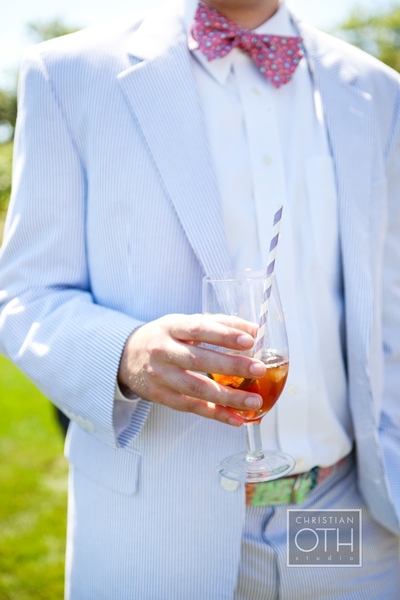 drink and suit detail pink bowtie - Christian Oth of Christian Oth Studio