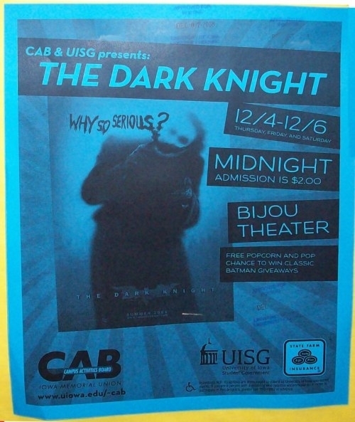 Dark Knight Showing