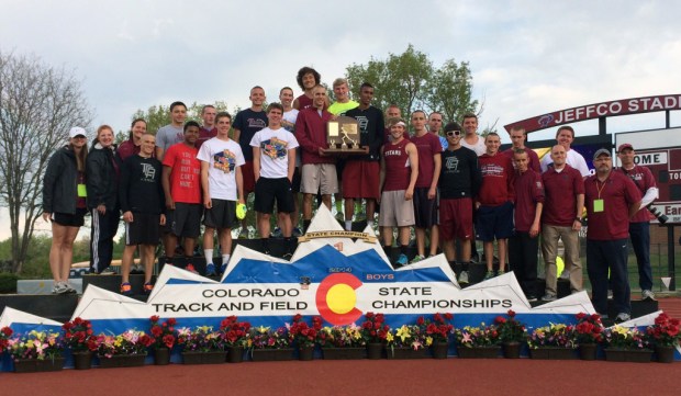 The Classical Academy won the 3A boys track championship. (Whitney Webermeier/CHSAANow.com)