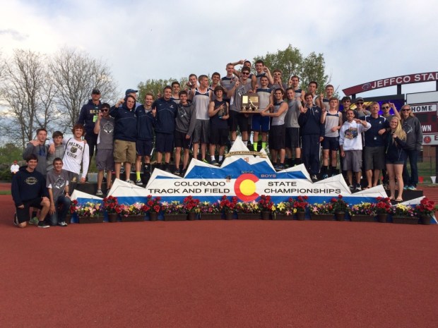 Palmer Ridge won 4A boys track's championship. (Whitney Webermeier/CHSAANow.com)