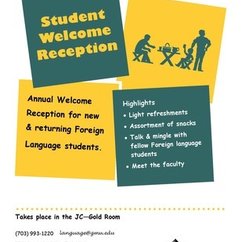 Annual Welcome Reception for New and Returning Foreign Language Students