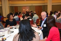 Photo of people at a dinner