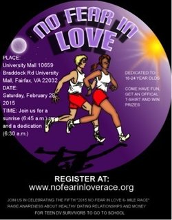 No fear no love flyer