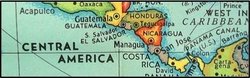 Map of Central America