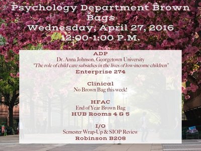 Brown Bag 4/22