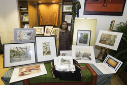 Doler and her artwork