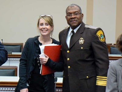 Dr. Catherine Gallagher and Sheriff Gabriel Morgan