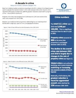 A Decade in Crime: 1-page brief