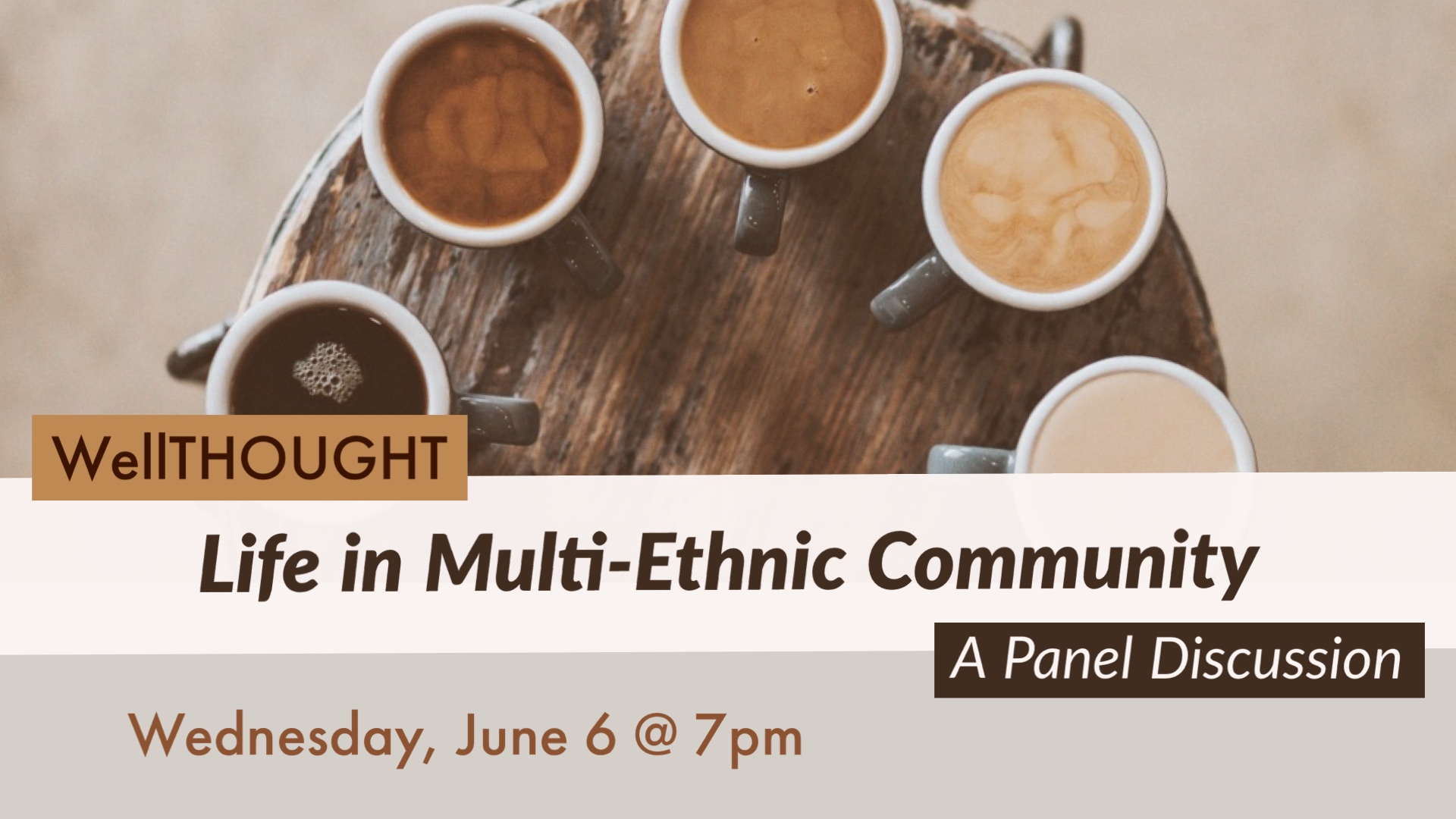 WT life in multiethnic community panel gathering space image