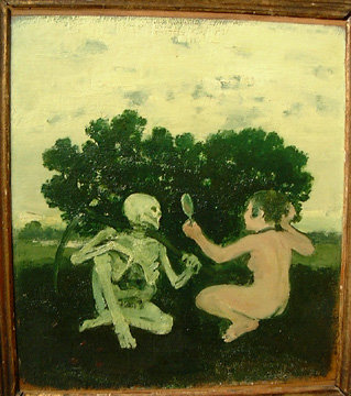 'Woman and Skeleton' Albert York