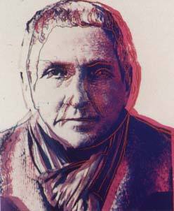 'Ten Portraits of Jews of The Twentieth Century - Gertrude Stein ' Andy Warhol