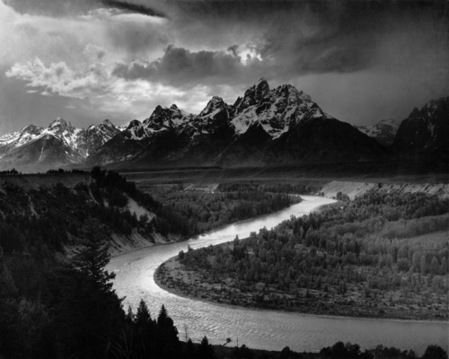 'The Tetons and the Snake River' Ansel Adams