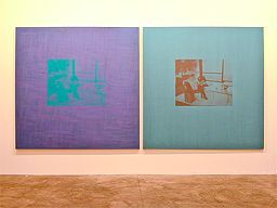 'In Color and B/W' David Diao 