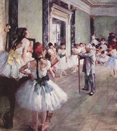'The Dance Class (La Classe de Danse)' Edgar Degas