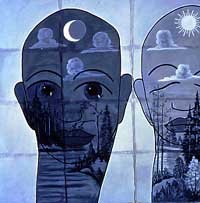 'Contemplation' Francesco Clemente
