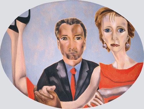 'Portrait of Bill Gellatly and Margaret Gellatly' Francesco Clemente