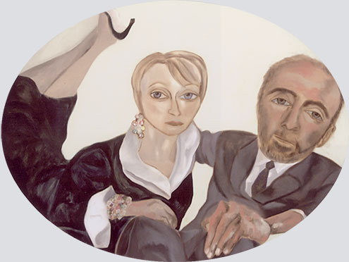 'Portrait of Ray Learsy and Melva Bucksbaum' Francesco Clemente