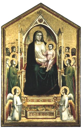 'Madonna Enthroned' Giotto di Bondone