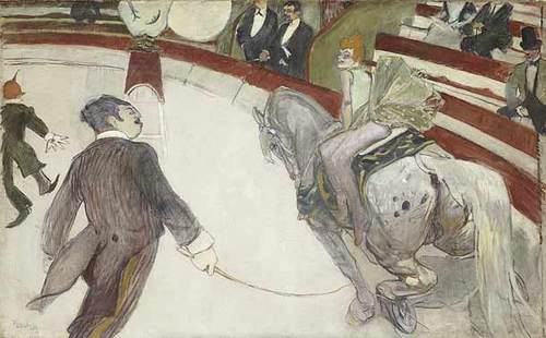 'Equestrienne (At the Circus Fernando)' Henri de Toulouse-Lautrec